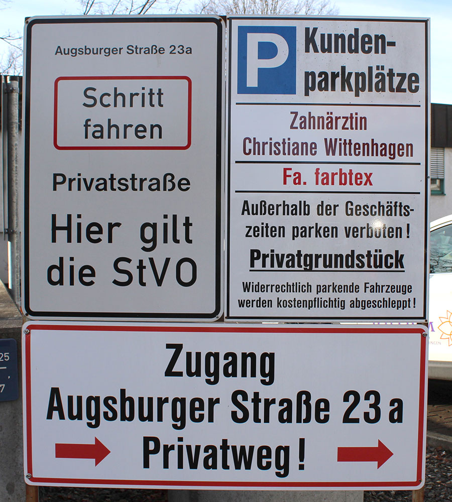 Parkplatz - Zahnarztpraxis Christiane Wittenhagen in 87700 Memmingen